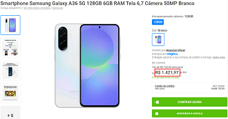 Oferta do Galaxy A36