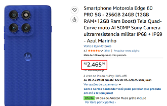 Oferta do Motorola Edge 60 Pro