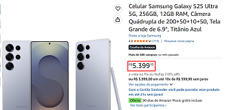 Oferta do Galaxy S25 Ultra