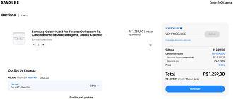 Galaxy Buds3 Pro por R$ 1.259,00 à vista!