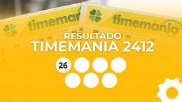 Resultado da Timemania 2412: veja os números sorteados e Time do Coração