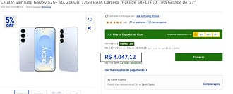 Oferta do Galaxy S25 Plus