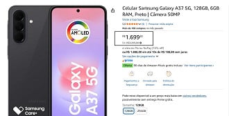 Oferta do Galaxy A37