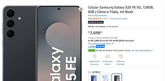 Oferta do Galaxy S25 FE