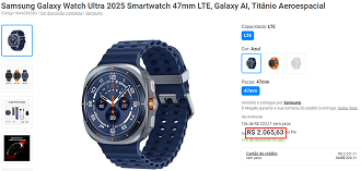 Oferta do Galaxy Watch Ultra
