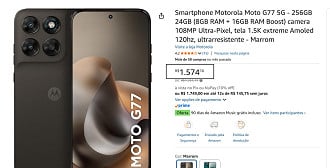 Motorola Moto G77 em oferta