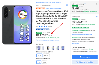 Oferta no ML, bastante unidades disponíveis