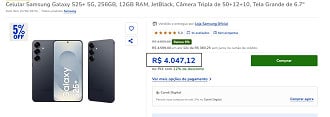 Galaxy S25 Plus em oferta