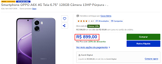 Oferta do OPPO A6x