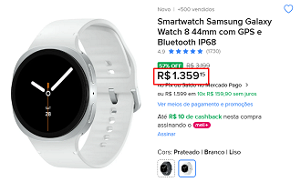 Oferta do Galaxy Watch 8