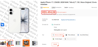 Oferta do iPhone 17