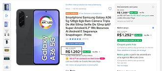 Oferta do Galaxy A36