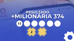 Resultado da +Milionária 374 de R$ 75 milhões: veja os números sorteados Resultado da +Milionária 374 de R$ 75 milhões: veja os números sorteados