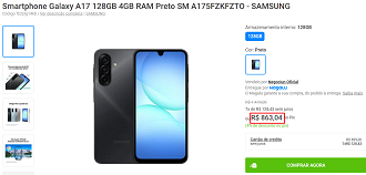 Oferta do Galaxy A17 4G