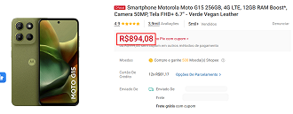 Oferta do Moto G15