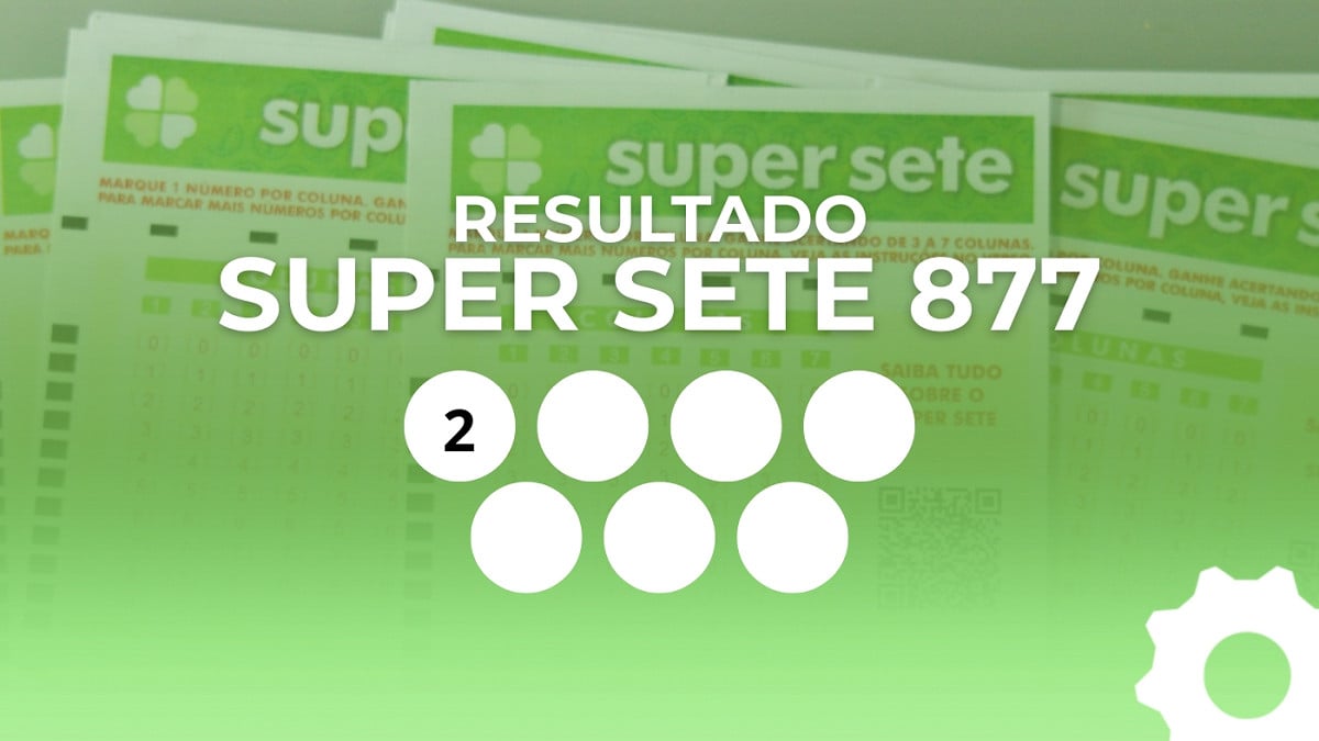Veja os números sorteados do Super Sete 877. Imagem: Oficina da Net