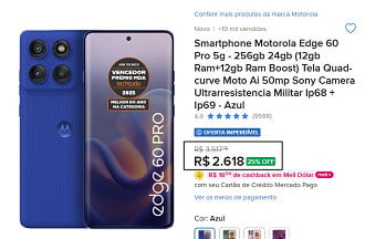 Oferta do Motorola Edge 60 Pro