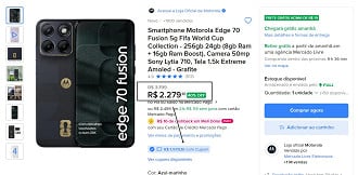 Promoçãod o Motorola Edge 70 Fusion