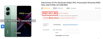 Oferta do POCO X7 Pro