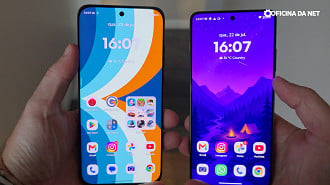 As telas do Edge 70 Fusion vs Edge 70