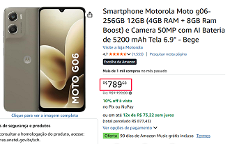 Oferta do Moto G06