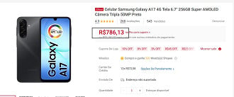 Oferta do Galaxy A17