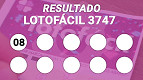 Resultado da Lotofácil 3747: veja os 15 números sorteados e quantos acertaram