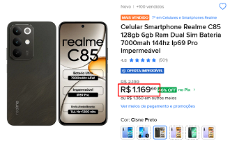Oferta do realme C85 4G