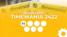 Resultado da Timemania 2422 de R$ 5,7 milhões: veja os números sorteados e Time do Coração Resultado da Timemania 2422 de R$ 5,7 milhões: veja os números sorteados e Time do Coração