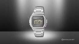 Casio lança relógio Vintage A1000SP-7 com design de metal e cristal de safira Casio lança relógio Vintage A1000SP-7 com design de metal e cristal de safira