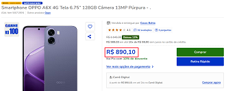 Oferta do OPPO A6x