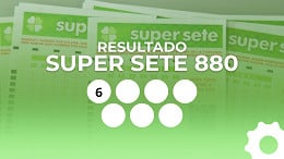Resultado do Super Sete 880 de R$ 4,3 milhões: veja os números de cada coluna Resultado do Super Sete 880 de R$ 4,3 milhões: veja os números de cada coluna