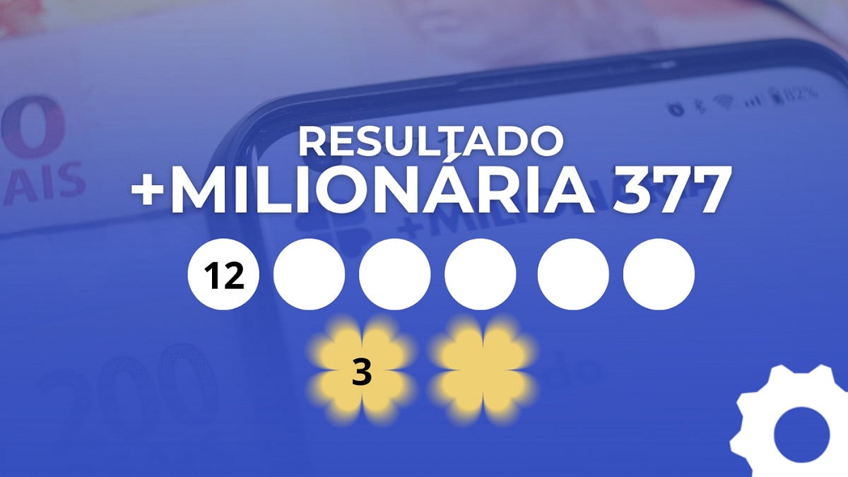 Veja os números sorteados da +Milionária 377. Imagem: Oficina da Net