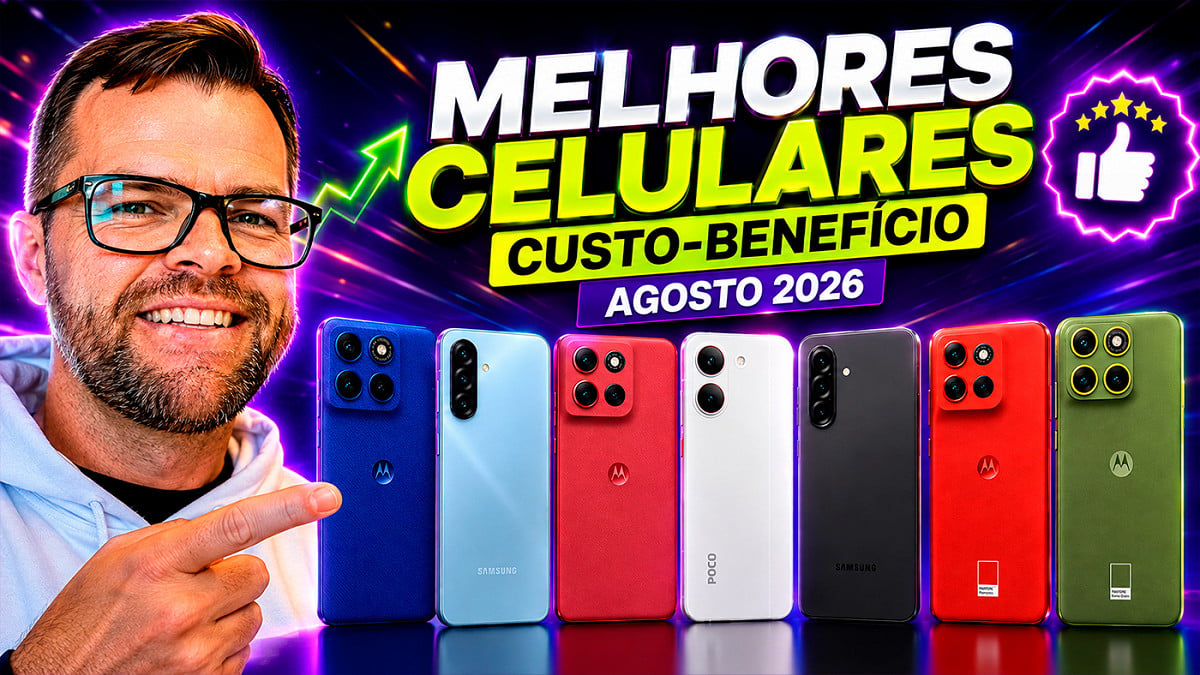 Os melhores celulares de agosto