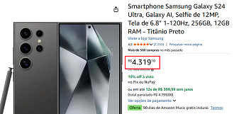Oferta do Galaxy S24 Ultra