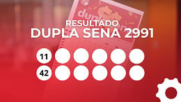 Dupla Sena 2991 hoje: confira o resultado desta segunda-feira (3) Dupla Sena 2991 hoje: confira o resultado desta segunda-feira (3)