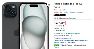 Oferta do iPhone 15