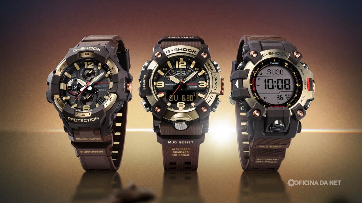 Casio lança coleção Master in Horizon Gold com três novos relógios premium