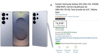 Promoção do Galaxy S25 Ultra
