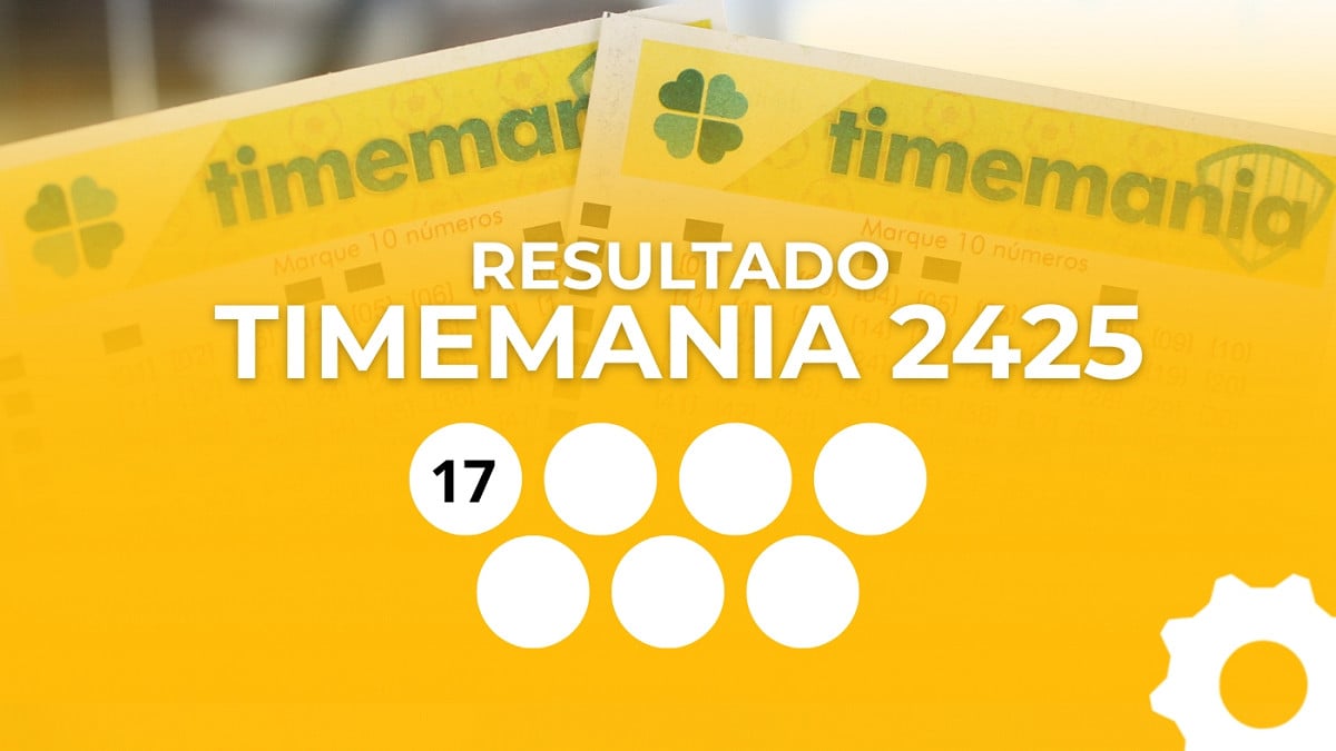 Veja os números sorteados da Timemania 2425