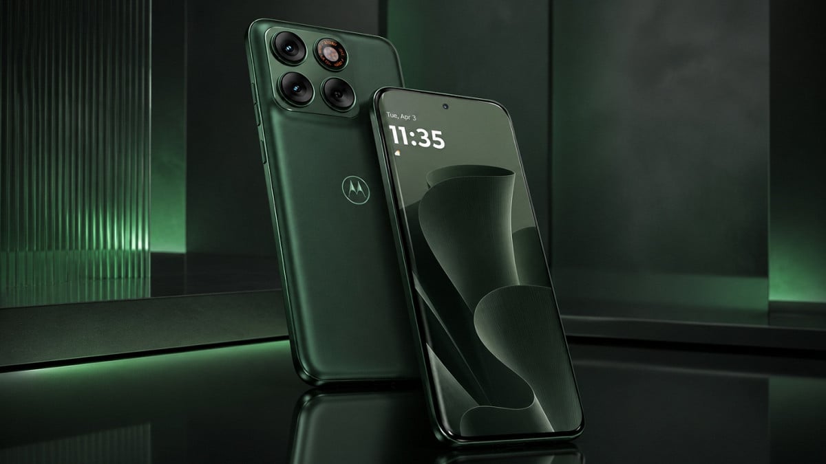 Imagem renderizada do Motorola Edge 70 Neo