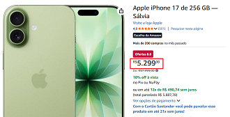 Oferta do iPhone 17