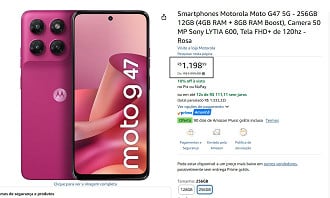 Promoção do Motorola Moto G47