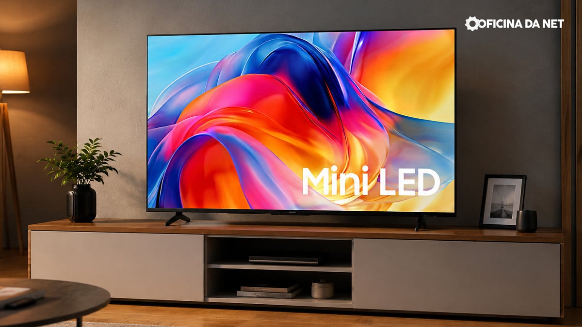 Novas TVs Mini LED no Brasil