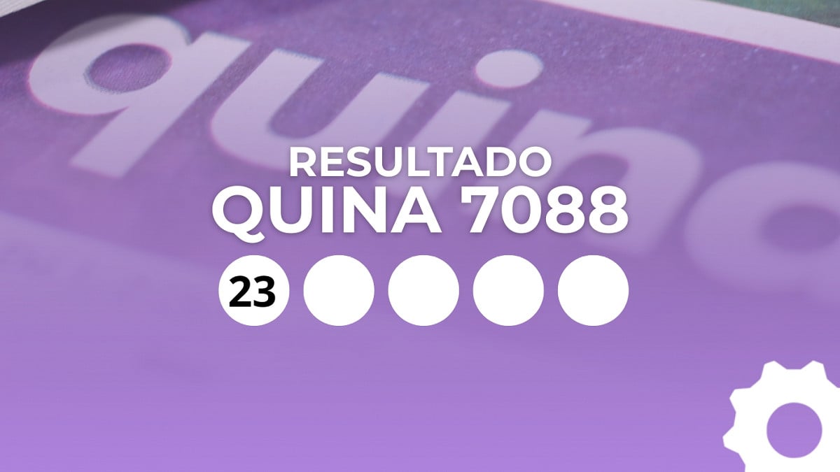 Veja os números sorteados da Quina 7088. Imagem: Oficina da Net