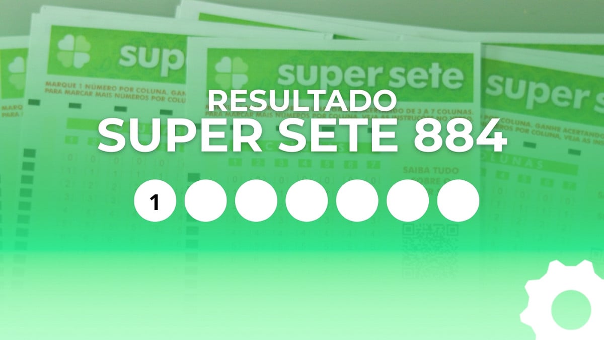 Veja os números sorteados do Super Sete 884. Imagem: Oficina da Net