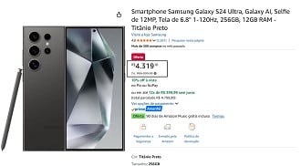 Oferta do Galaxy S24 Ultra