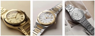 Timex Q Timex Marbella nas versões dourado, prata e bicolor