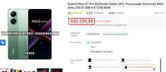 Oferta do POCO X7 Pro