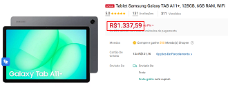 Oferta do Galaxy Tab A11+ Wi-Fi